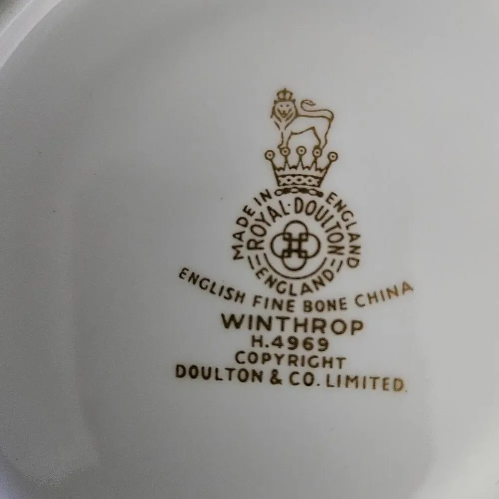 Royal Doulton Winthrop H4969 Bone China Saucer 6